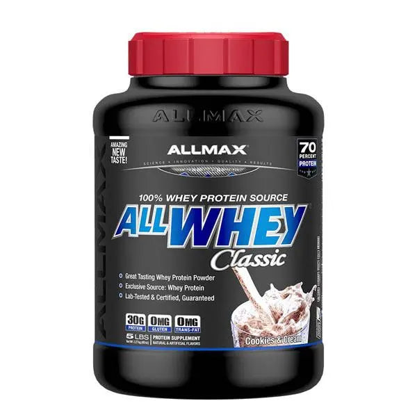 Chargez l'image dans la visionneuse de la galerie, Allmax All Whey, 5 lbs Cookies &amp; Cream

