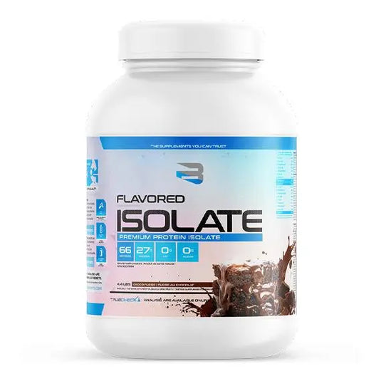 Believe Flavored Isolate, 4.4 lbs, 66 servings Chocolate Fudge