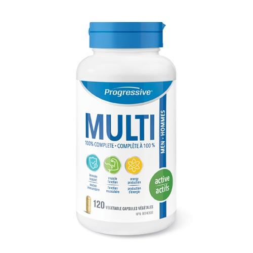 Progressive Multivitamins, Active Men 120 Capsules